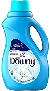 Downy Ultra 34Oz Fabric Softener Cool Cotton Pack (2)