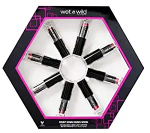 Wet N Wild Count Down Kisses Wheel Mega Last Lipstick Collection, 8-PC Set