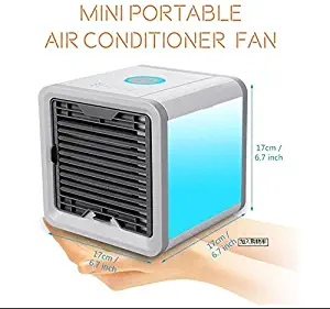 SL&LFJ Miniature Cooling Fan,Portable Cooling Water Fan Home Dormitory Outdoor air Conditioner USB Water air Conditioning Fan with Remote Control-A