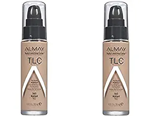 Almay TLC Truly Lasting Color 16 Hour Makeup, Naked 03 [160] 1 oz (Pack of 2)