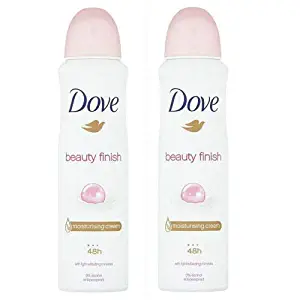 2 Pack Dove Beauty Finish Antiperspirant Deodorant Spray, 150ml each