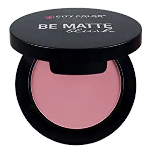 CITY COLOR COSMETICS Be Matte Blush | Blendable Mineral Makeup Powder (Blackberry)