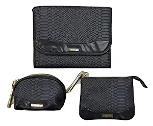 Sophia Joy Organizers Makeup Valet, Round Clutch and Purse Kit - 3 Pieces