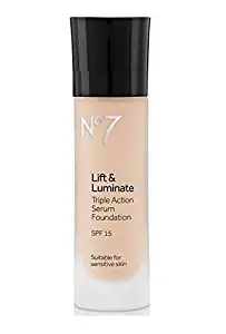 No7 Lift & Luminate TRIPLE ACTION Serum Foundation - Cool Beige