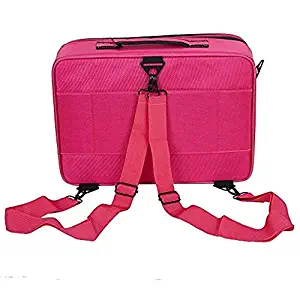 LamoreStore New Modern Stylish Good Design Backpack Portable Travel Makeup Case Cosmetic Organizer Bag Mini Makeup Train Case Pink Usable Home Comfortable