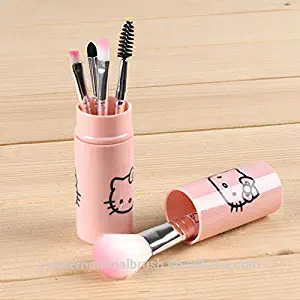 Hello Kitty 5pcs Make Up Brush Colorful Pink