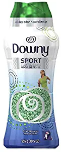 Downy Sport in-Wash Scent Booster Beads, Fresh Blossom, 19.5 Ounce (Pack of 4)