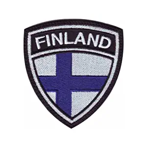 Finland Crest Flag Embroidered Sew On Patch
