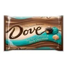 Dove Promises Silky Smooth Sea Salt Caramel Dark Chocolate Candy, 7.94 Ounce -- 12 per case.