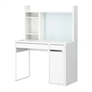 Micke,Computer Work Station, White