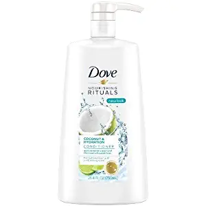 DOVE HAIR Nourishing Rituals Fresh Coconut Conditioner With Pump, 25.4 Ounce