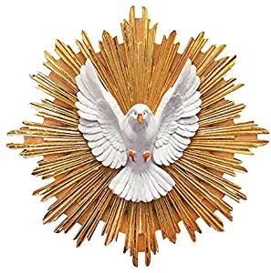 Divine Spirit Pendant Holy Spirit Sculpture Wall Mounted Divine Eagle (6 Inch)