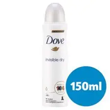 PACK OF 6 - Dove Invisible Dry Antiperspirant Deodorant 150ML