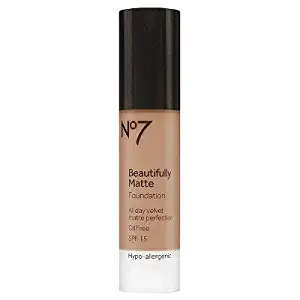 No7174; Beautifully Matte Foundation SPF 15 Cool Vanilla - 1oz Cool Vanilla