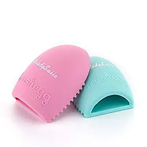 MelodySusie Makeup Brush Cleaner / Brush Egg for Makeup Brushes (2 Pack)