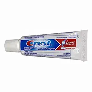 Crest, Cavity Protection Fluoride Anticavity Toothpaste, - 0.85 oz Travel Size (25 Pack)