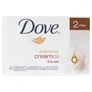 Dove Supreme Cream Oil Fine Silk Soap 2 X 100Gm