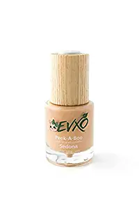 EVXO Organic Liquid Mineral Foundation - Vegan, All Natural, Gluten Free, Aloe Based, Buildable Coverage, Cruelty Free Foundation Makeup - 1 Fl Oz (Sedona/Tan with Warm undertones)