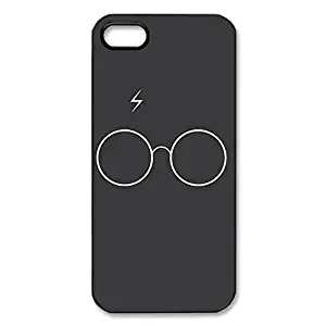 SUUER Harry Potter Hogwarts Crest - Black Hard Cover Case for iPhone 5 5s case