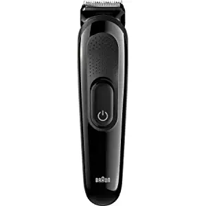 Braun All-in-One Corded/Cordless Universal Voltage Multigroom Turbo-Powered Beard Hair & Ear & Nose Trimmer Grooming Kit Plus Cube Travel Hard Protective Carrying Case Pouch