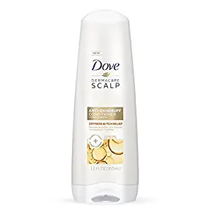 Dove Dermacare Scapl Anti-Dandruff Conditioner, Dryness & Itch Relief, 12 fl oz (Pack of 2)