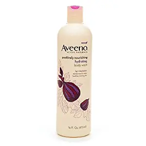 Aveeno Active Naturals Positively Nourishing Body Wash, Hydrating Fig + Shea Butter 16 fl oz (pack of 2)