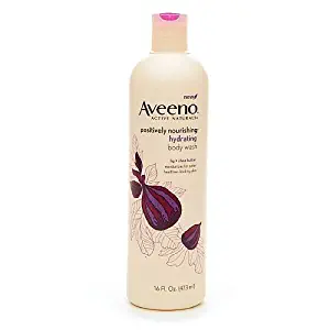 Aveeno Active Naturals Positively Nourishing Body Wash, Hydrating Fig + Shea Butter 16 fl oz (473 ml) package of 3