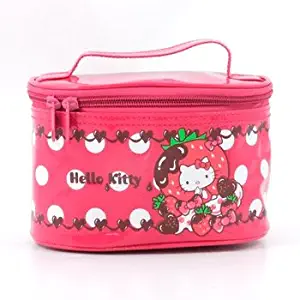 Hello Kitty Cosmetic Bag: Dark Pink