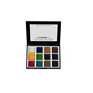 European Body Art EBA Encore Alcohol Activated SFX Makeup Palette - Waterproof, Durable Professional Makeup - Master Palette - SFX