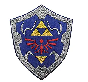 OYSTERBOY Legend of Zelda Link Shield Hyrule's Royal Crest Logo Tactical Patch Hook & Loop