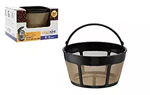 GoldTone Brand Reusable 8-12 Cup Basket Coffee Filter fits Cuisinart Coffee Makers and Brewers. Replaces your Cuisinart Reusable Basket Coffee Filter - BPA Free (1)