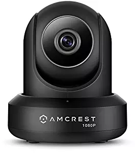 Amcrest ProHD 1080P WiFi Camera 2MP (1920TVL) Indoor Pan/Tilt Security Wireless IP Camera IP2M-841B (Black)