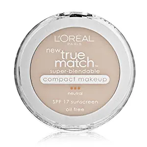 L'Oreal Paris True Match Super-Blendable Compact Makeup, Classic Ivory, 0.3 oz.