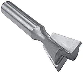 Southeast Tool SE1666 Dovetail Bit, 8 Degree Angle, 1/2" Shank, 11/16" Cutting Diameter, 1" Cutting Length, 3" Length, Carbide-Tipped