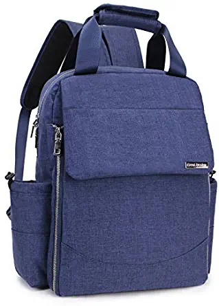Crest Design Laptop Backpack Water Resistant College School Bookbag Travel Business Daypack Fits 14 inch Notebook
