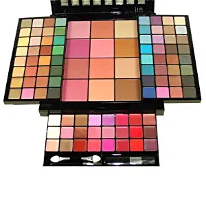 Malibu Glitz 100 Colors Ultimate Combination Makeup Set Palette 08128B 62 Eye Shadows 10 Blushes 4 Powders 24 Lip Colors