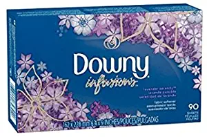 Downy Ultra Infusions Lavender Serenity Fabric Softener Dryer Sheets 90 ct (pack of 8)