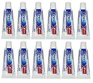 Crest Cavity Protection Regular Toothpaste, Travel Size 0.85 Ounces (Pack of 12)