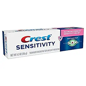 Crest Sensitivity Whitening Plus Scope Toothpaste 16.4oz Total (4 Tubes, 4.1oz Each Tube)
