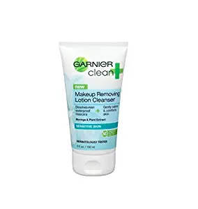 Garnier Clean+ Makeup Removing Lotion Cleanser Sensitive Skin, 5 Fluid Ounces (Packaging May Vary)