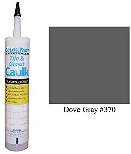 Color Fast Caulk Matched to Custom Building Products (Dove Gray Sanded)