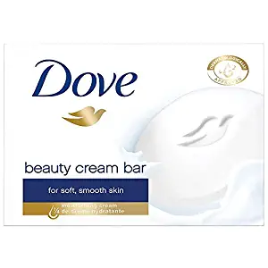 Dove Beauty Cream Bar White Soap, 4 Bars - 3.52 Oz / 100g x Pack of 2 (Total 8 Bars)