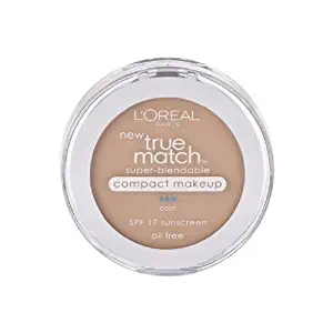 L'Oreal Paris True Match Super-Blendable Compact Makeup, SPF#17, Creamy Natural, 0.30 oz. (2-pack)