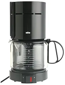 Braun KF400-BLK Aromaster 10-Cup Coffeemaker, Black