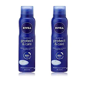 2 Lots X Nivea Protect and Care Deodorant, 150ml