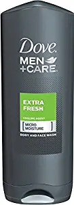 Dove Men Care, Body & Face Wash, Extra Fresh, Pack of 3, (13.52 Fl. Oz/400 ml Each)