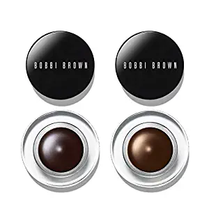 Bobbi Brown 2 Piece Lined And Defined Mini Long Wear Gel Eyeliner Duo Gift Set - Includes 1 Espresso Ink and 1 Bronze Shimmer Long Wear Gel Eyeliners (0.05 oz / 1.5g Each)