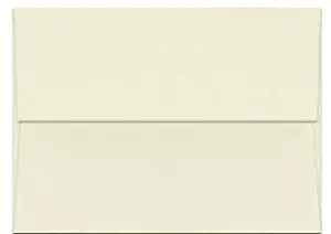 Classic Crest Natural White A2 (4-3/8-x-5-3/4) Envelopes 250-pk - 118 GSM (32/80lb Text) PaperPapers 4X5 Holds Paper Folded 4-Ways Invitation, Response and DIY Greeting Envelopes