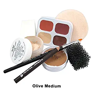 Ben Nye Theatrical Creme Personal Kit - OLIVE : LIGHT MEDIUM PK-3