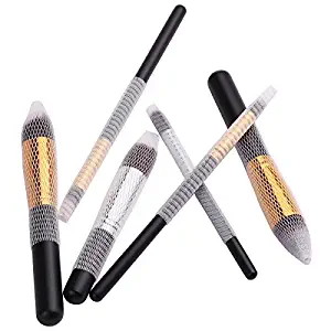 Dreamlover 120 Pack Makeup Brush Protector, Cosmetic Makeup Brush Pen Guard Mesh Net Cover Set
